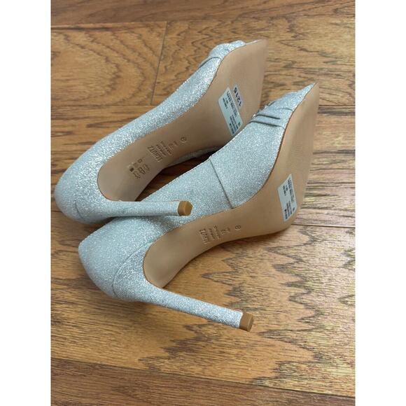 B21 Schutz Meisho Glam Glitter Pointed Pumps Womens 7 Disco Glam Fairy Coquette - Picture 9 of 11